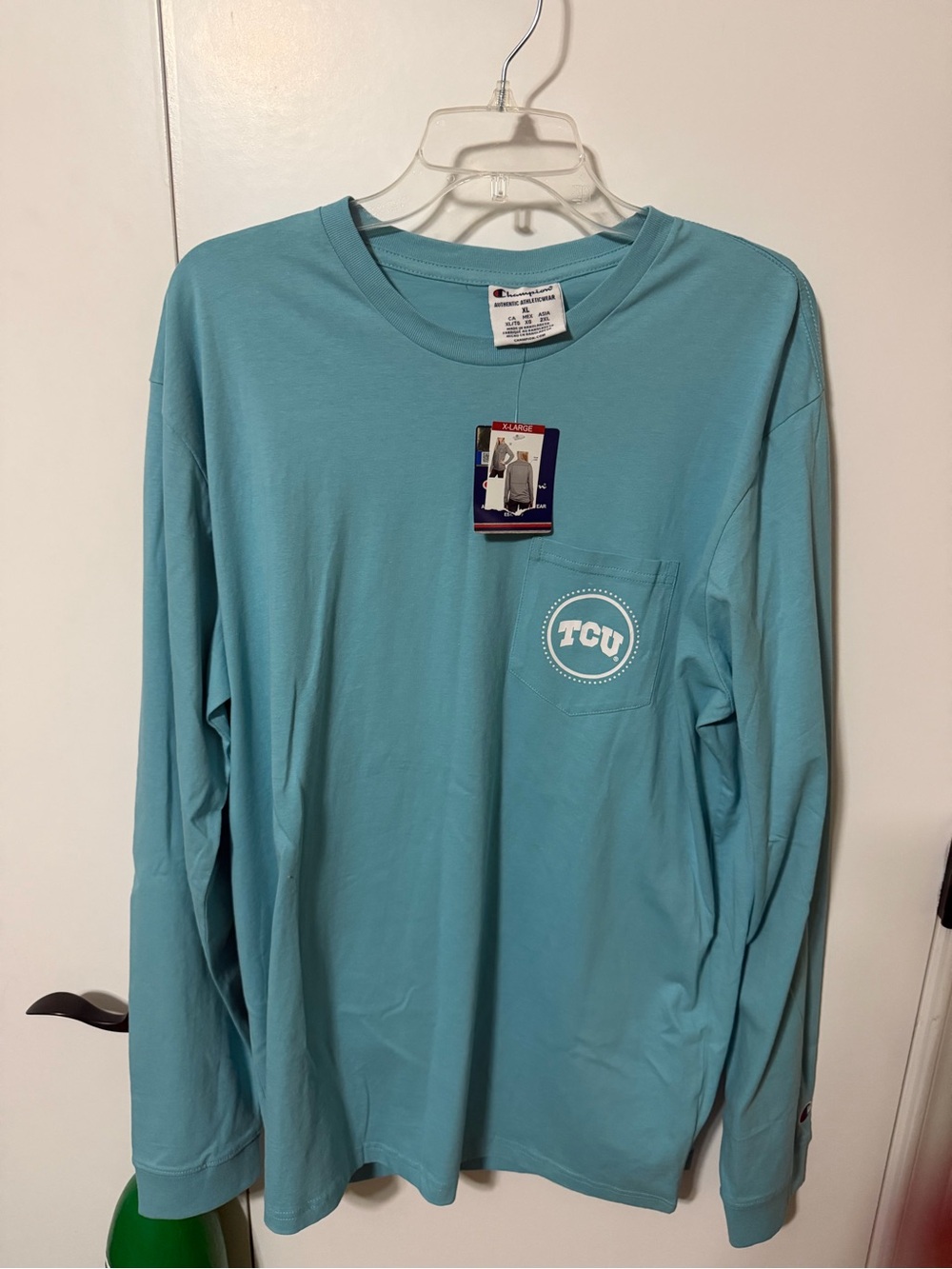 Champion TCU Long Sleeve Tee - Teal